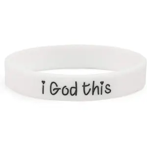Faith Inspired 'I God This' White Bracelet | Spiritual Bracelet for Wear Your Faith & Own Your Power | Inspirational Jewelry with Faith Inspired Elegance