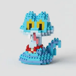Building Block Toy Set Snake Model, Building Blocks Figure, Perfect Gift for Husband Boyfriend Birthday Halloween Christmas, Collectible Decor for Living Room