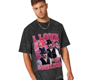 I Love My Boyfriend Dutch van der Linde Mineral Washed Shirt, Vintage Dutch van der Linde Shirt for Unisex, Retro Fictional Character Shirt, GONOLY Vintage Oversized Shirt