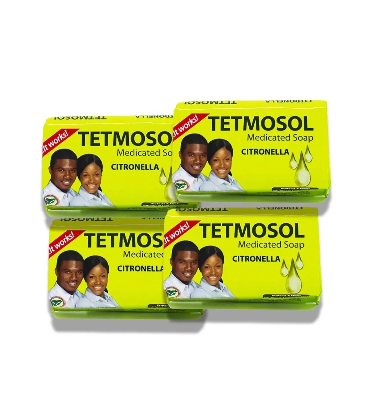 Tetmosol Medicated Soap Citronella Pack Of 4 Body Care Body Wash Cleansing Gentle Tetmosol Medicated Soap Citronella Pack Of 4 Body Care Body Wash Cleansing Gentle