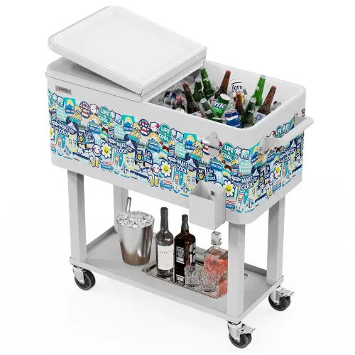 Grey With Multi-colored