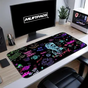 [Sale off up to 65%][Free Ship] [Sale Up To 40%] Jinx League Of Legends Mouse Pad, Arcane Gamer Desk Mat For Gift And Desk Setupeap Mousepad