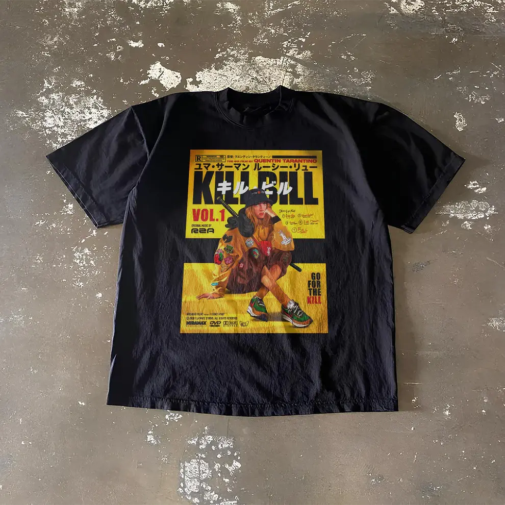 KB X Rza Premium Black T-Shirt