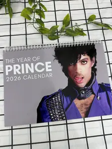 Prince Calendar 2026, Merch For Fan, Home Decor, New Year Fan Gift, Custom Memorial Calendar