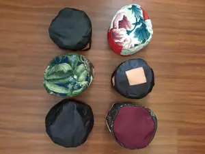 Handstitched Upcycled Fabric/Leather/Embroidered Hats and Bonnets (Multiple Styles) Cotton Floral Plain headwear