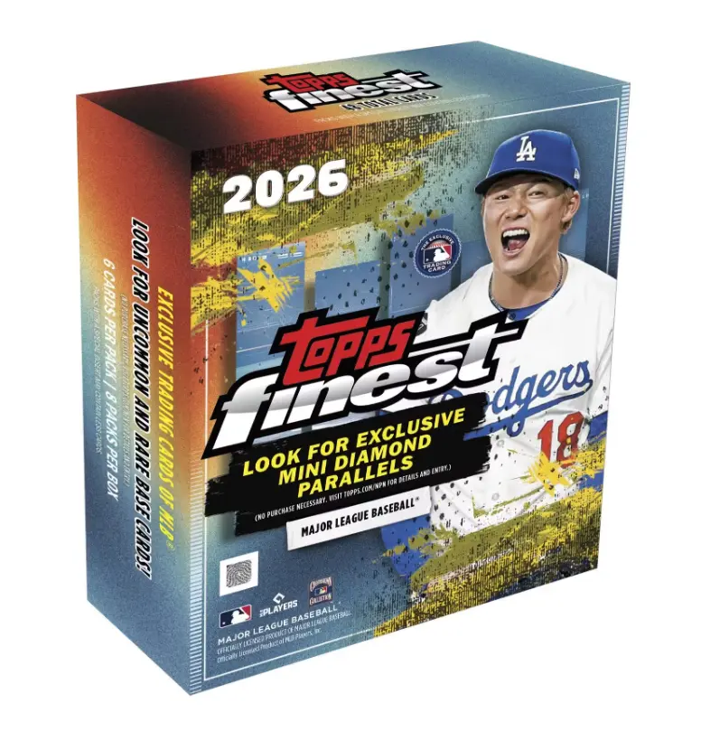 2026 Topps Finest Baseball Box