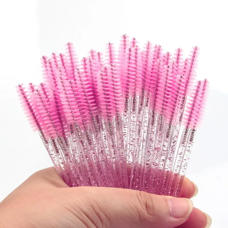 5/25/50Pcs Eyelashes Brushes Makeup Brush For Women Professional Eyelash Extension Tool Applicator Wholesale Eye Lashes Brushes 2026 New
