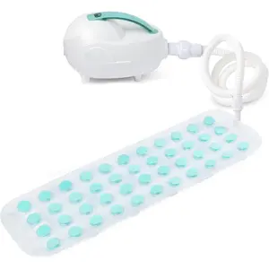 Heated Bubble Bath Mat - Portable Spa with 7 Features for Relaxation