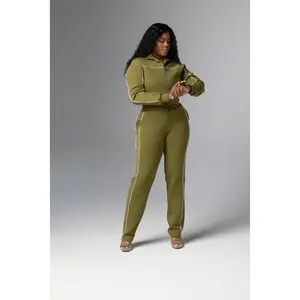 Tall Olive Essential Track Top