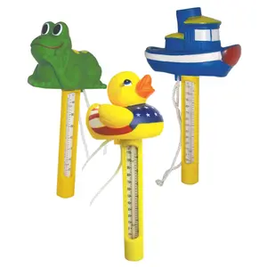 212 MAIN Assorted Floating Thermometers, Funny Animal Shapes, Easy-Floating, Accurate Outdoor Swimming Pool Temp Checker, Fun Stocking Stuffers for Aquatic Fitness Use