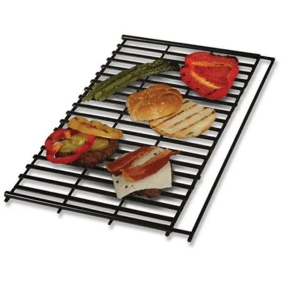 Char-Broil 133497 Porcelain-Coated 19 inches Pro-Sear Grill Grid - 3.43 lbs, Heats Up Faster, Cools Down Quicker, Cool Down Quicker