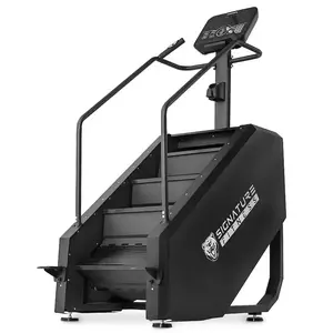 Signature Fitness - Continuous Climber for Cardio and Lower Body Workouts - BLACK. StairMaster.