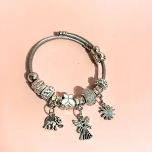 COLORFUL COOPER- Charm Bracelet |  Style | Gift for Her | Valentine's day Gift Trendy Stack Bangle Elegant Minimalist Bangle