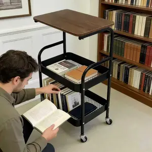 Heavy-Duty Rolling Cart with Removable Shelves – 4-Wheel Mobile Storage Rack for Office, Dorm, Bathroom, Durable Holder, Durable Reinforced Organizer
