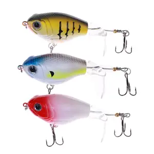 Top Water Fishing Lures with Triple Hook for Saltwater and Freshwater Multi Jointed Segments for Enhanced Flexibility and Attraction