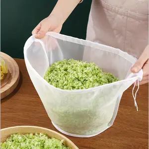 Nylon Filter Bag, 1 Count Versatile Filter Bag with Wide Mouth, Durable Mesh Sieve, Food Colander Kitchenware for Kitchen Dining Room Picnic, Kitchenware, Kitchen Gadgets, Household Kitchen Supplies