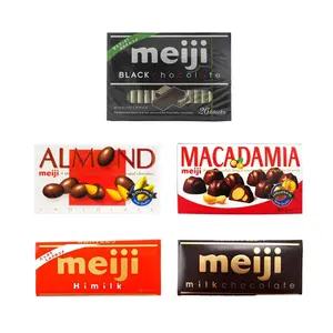 MEIJI Chocolate Variety Pack - 10 Bags, 5 Flavors: Milk, Dark, Macadamia, Almond & Piano Black - 726g MEIJI Chocolate Variety Pack - 10 Bags, 5 Flavors: Milk, Dark, Macadamia, Almond & Piano Black - 726g