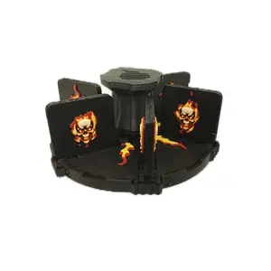 Flipbook Spinner Flaming Skull  (See description for more info on how to view)