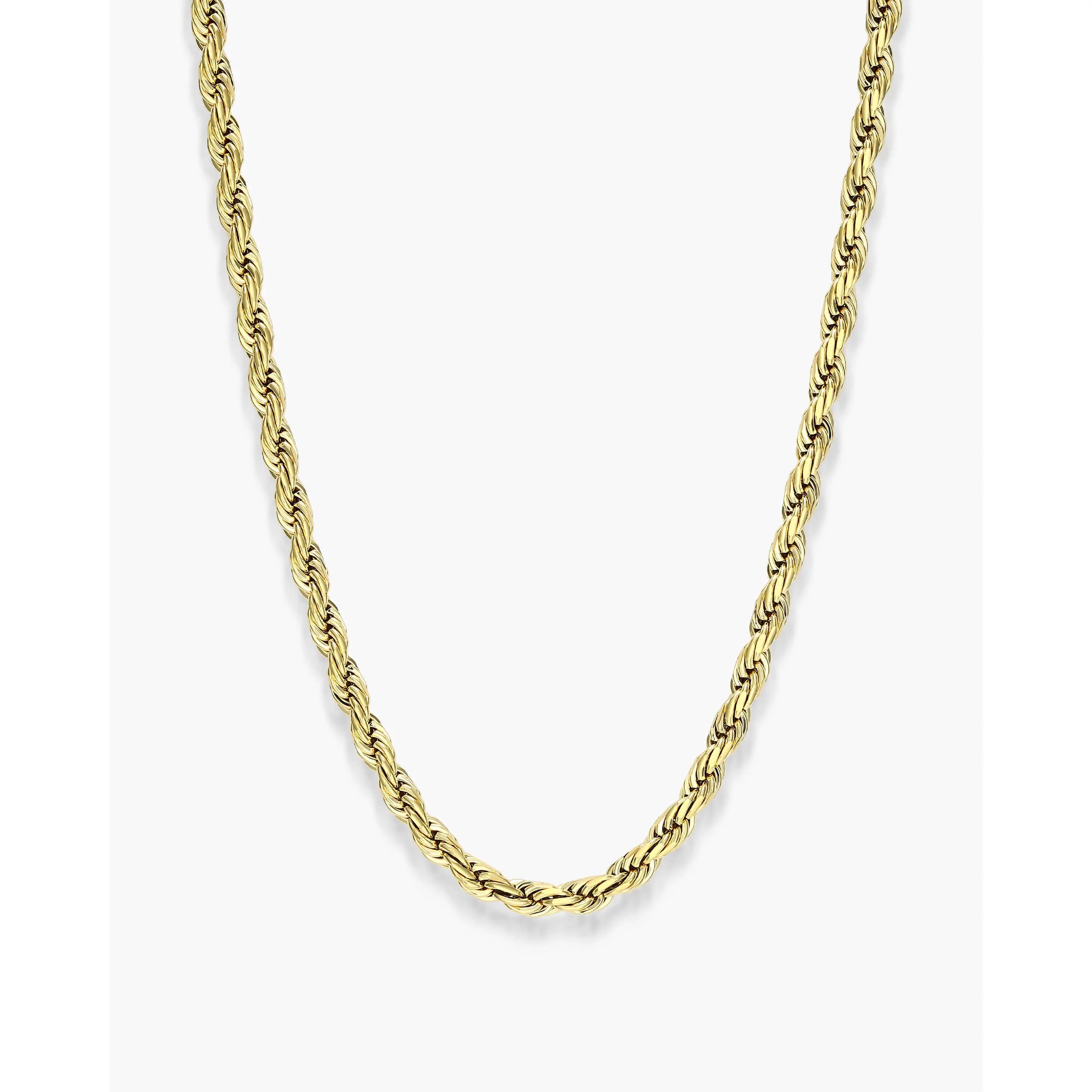 JAXXON Rope Chain 3mm Gold - Waterproof - Box Clasp