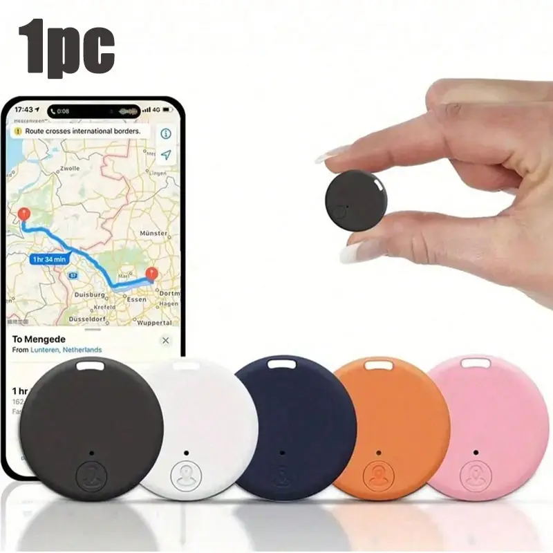 1pc Smart Mini GPS Tracker Smart Wireless Key Finder Keychain Tracker Smart Tracking Tag for Keys, Kids' Backpacks, Dogs, Cats, Bluetooth-compatible Anti-Loss Reminder Device, Bluetooth Tracking, Compatible with iOS/android Systems