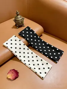Women Girls Polka Dot Hairband Set, Casual Simple Fashionable Elastic Hair Accessories, All-Season Sport Hair Ties for Daily Wear
