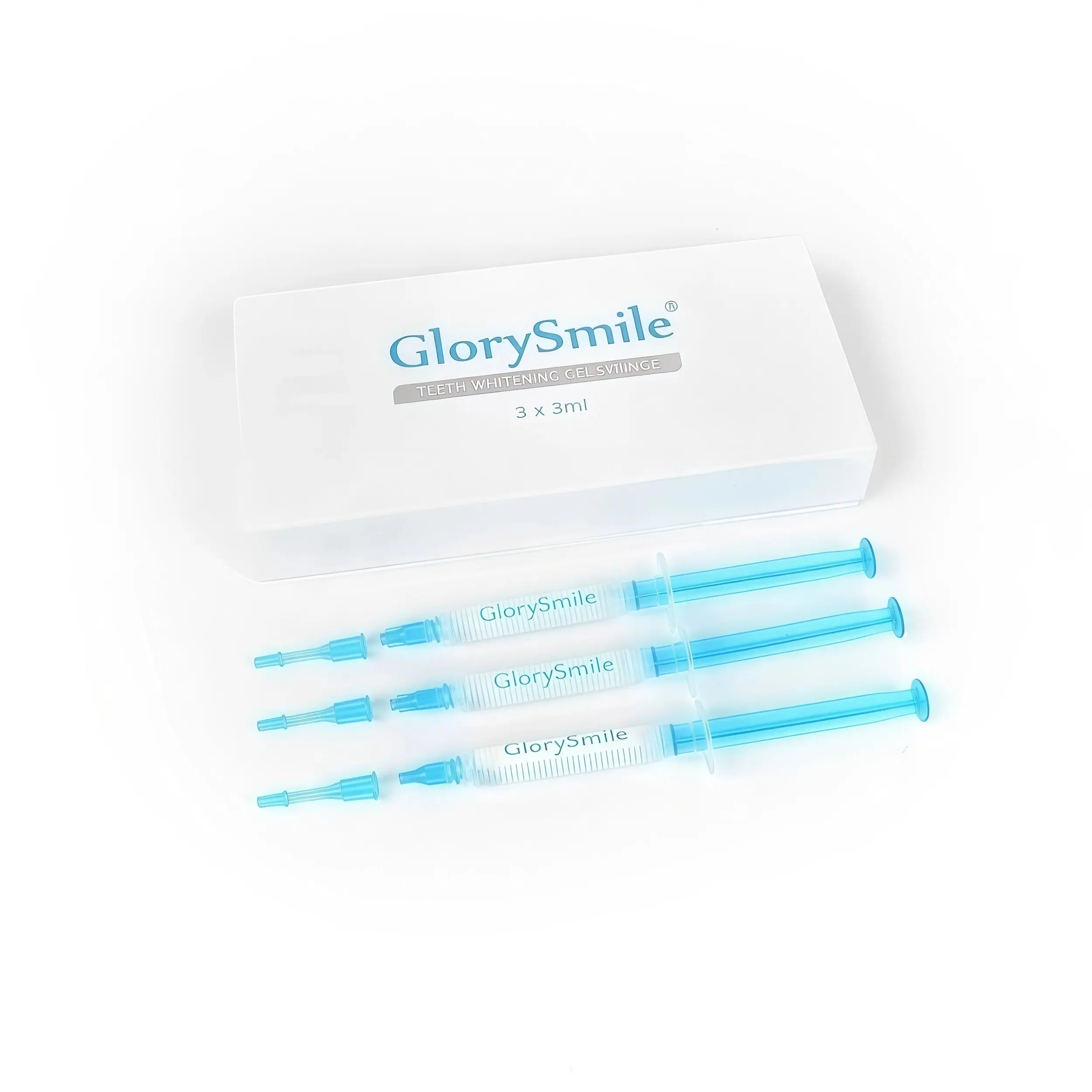GlorySmile Teeth Whitener Toothpaste - 35% Non-Oxidizing 3ml Professional Gel, Sensitive Teeth Ok, Whitens Fast, Nighttime Use, Long Lasting Supplementary Set