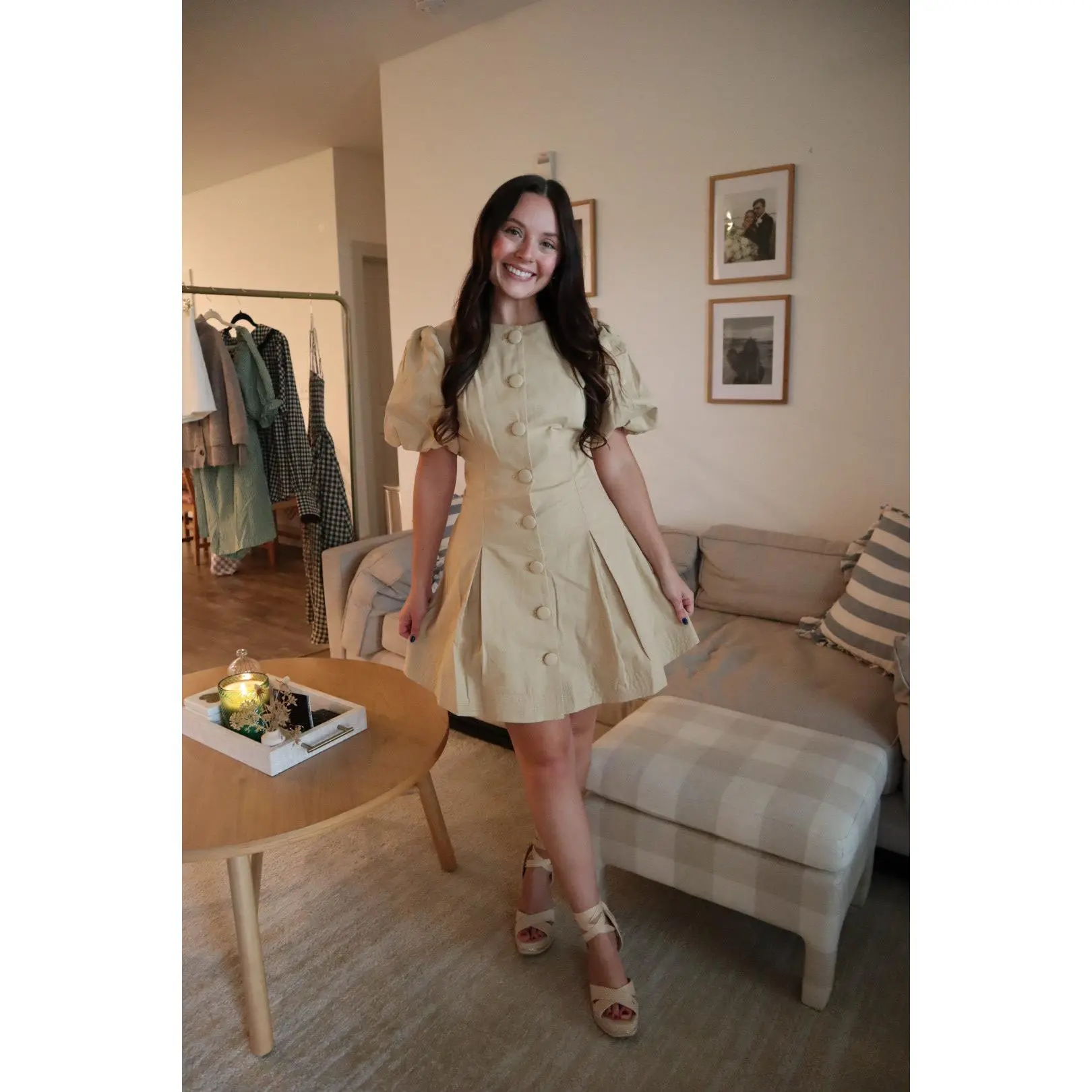 Serena Puff Sleeve Dress