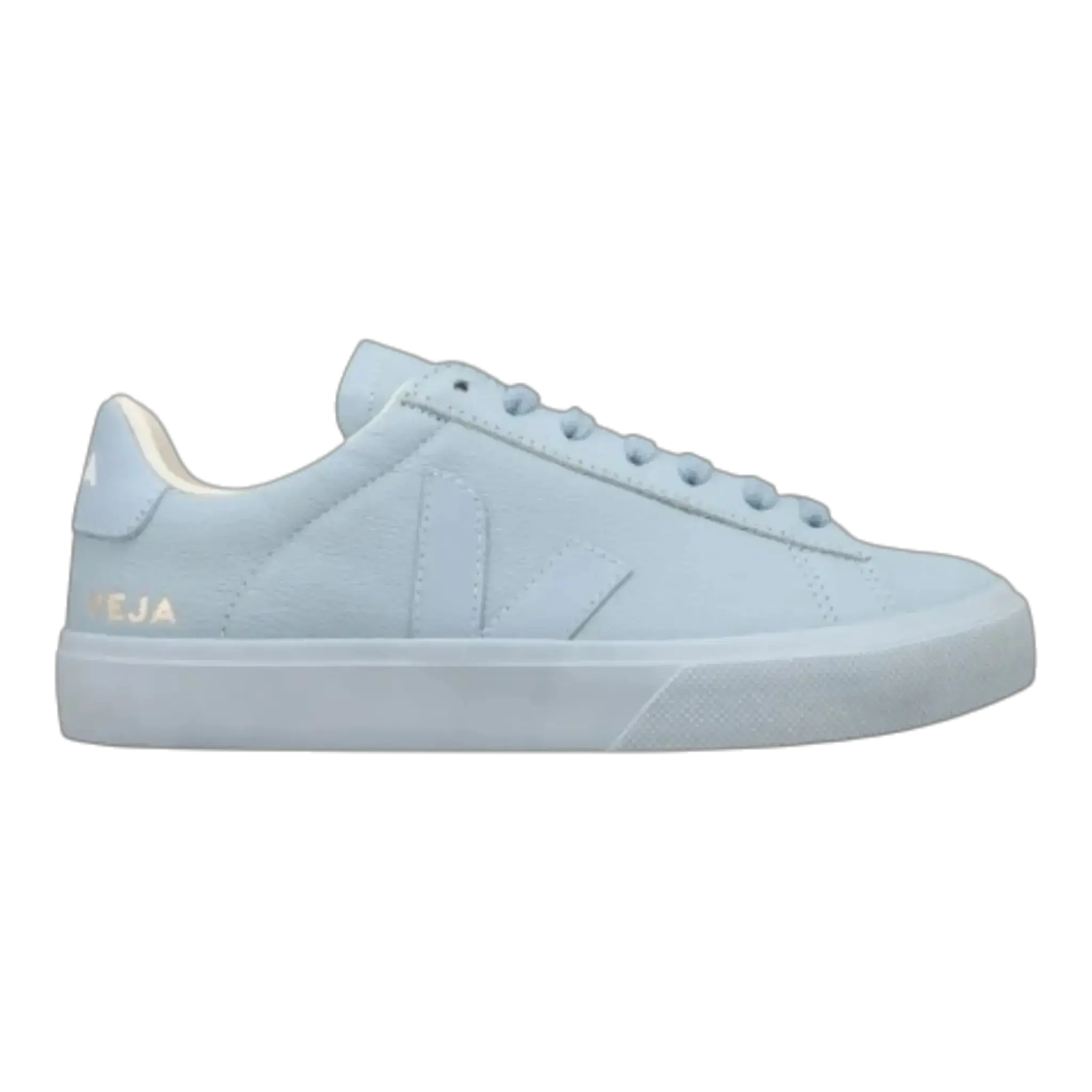 Veja Campo Sneaker in Full Steel Chromefree Leather | Women's Low-Top