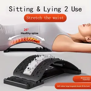 Upper and lower back stretcher and posture corrector - ergonomic lumbar support, suitable for back posture correction, office, car, home use, Body Care, Relaxation Aid