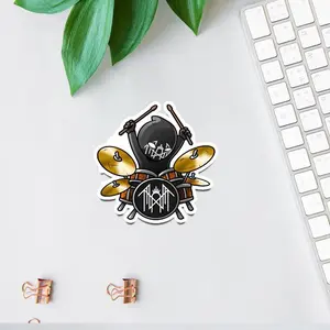 Trending Sleep Token sticker 2025, 2inch x 2 inch, 3x3inch, 4x4inch, 5x5inch, 6x6inch gift for fan, funny sticker model#10