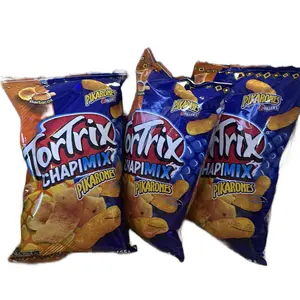 Tortrix CHAPIMIX CON PIKARONES Corn Chips Snack Crunchy 155g - Crunchy, Fat-Free, Flavorful Snack Option Made in Guatemala - Crispy