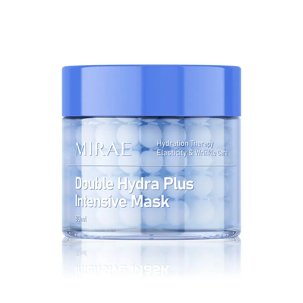 Intensive Hydrating Korean Face Mask with Hyaluronic Acid & Peptides for Dry, Aging Skin - Deep Moisture Treatment to Restore Radiance, 80ml, Moisturizer, Skin Repair, Anti-Aging, Elasticity