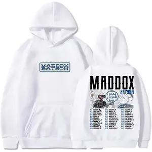Maddox Batson 2025 I Need A Truck Tour Unisex Hoodie Casual Street Style Fleece Fabric Pullover Hooded Sweatshirt Trendy Tops for Women for Men Unisex