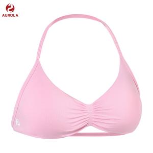 AUROLA Influence Strappy Bra Sports Bras for Women, Backless Padded Impact Strappy Bra for Workout Gym Yoga with Removable Cups