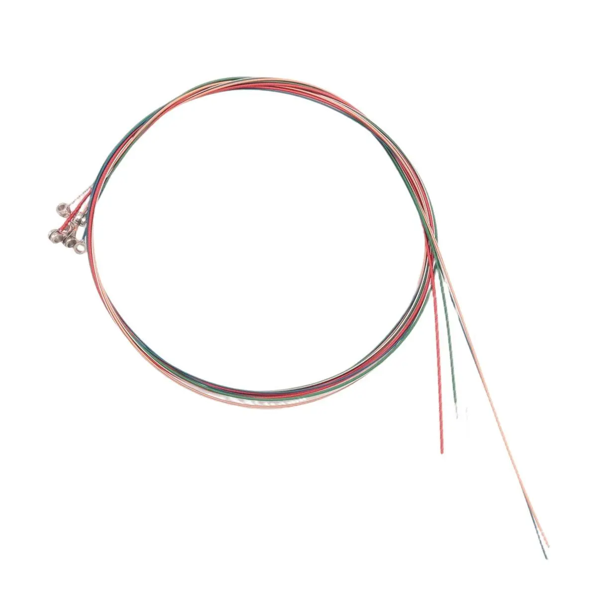 6Pcs-Set Steel Acoustic Guitar String Replacement Pack, Musical Instrument Accessory for Electric Bass Guitars, Set Pack
