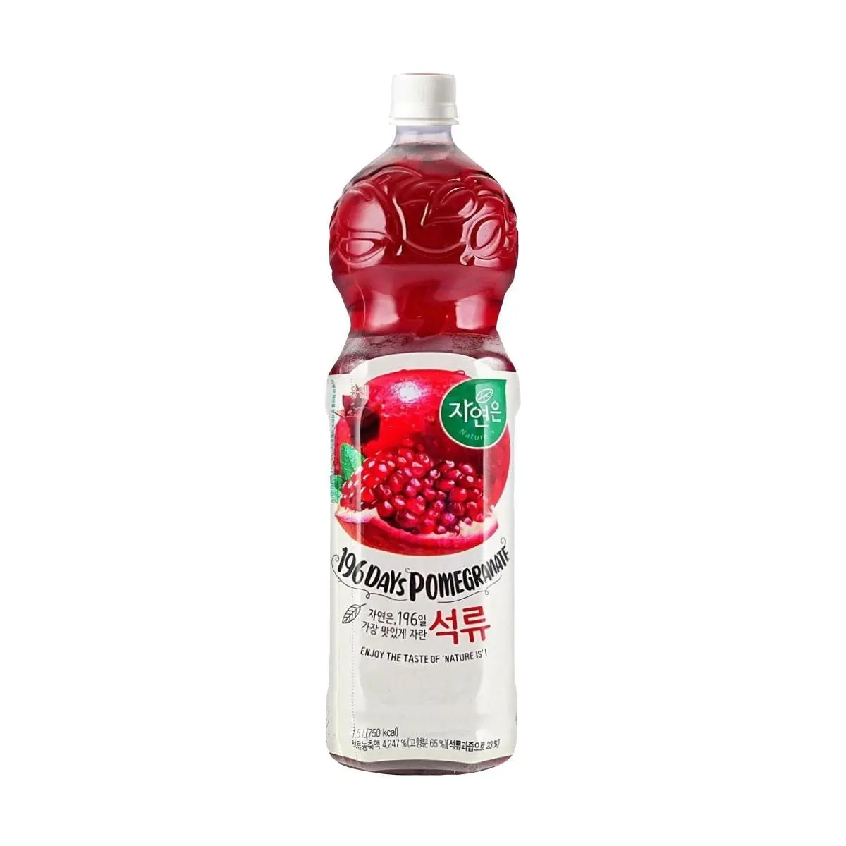 WOONGJIN Pomegranate Juice Drink 1.5L - Authentic Korean Beverage, Refreshing & Healthy