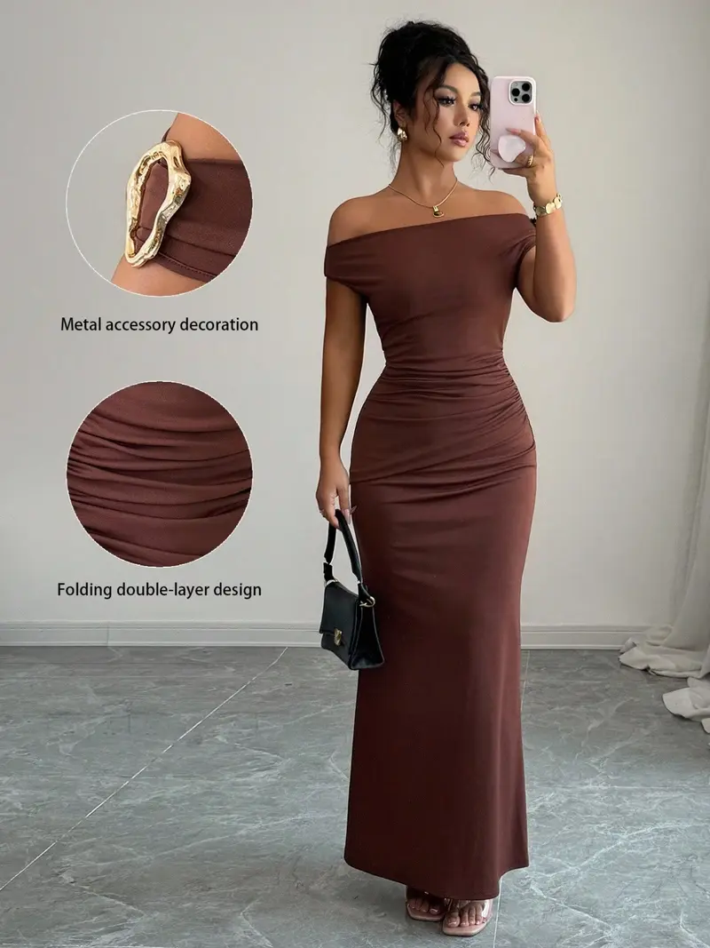 elegant hairstyles for one shoulder dress Elegant Long Black Formal Evening Dress Size 18W / Black main image 0