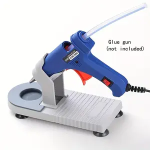 Hot Glue Gun Holder, Plastic Hot Melt Glue Gun Holder, Glue Gun Base Stand Organizer, Floral Crafts Tools Storage Rack, Home DIY Repair Tool Holder Stand