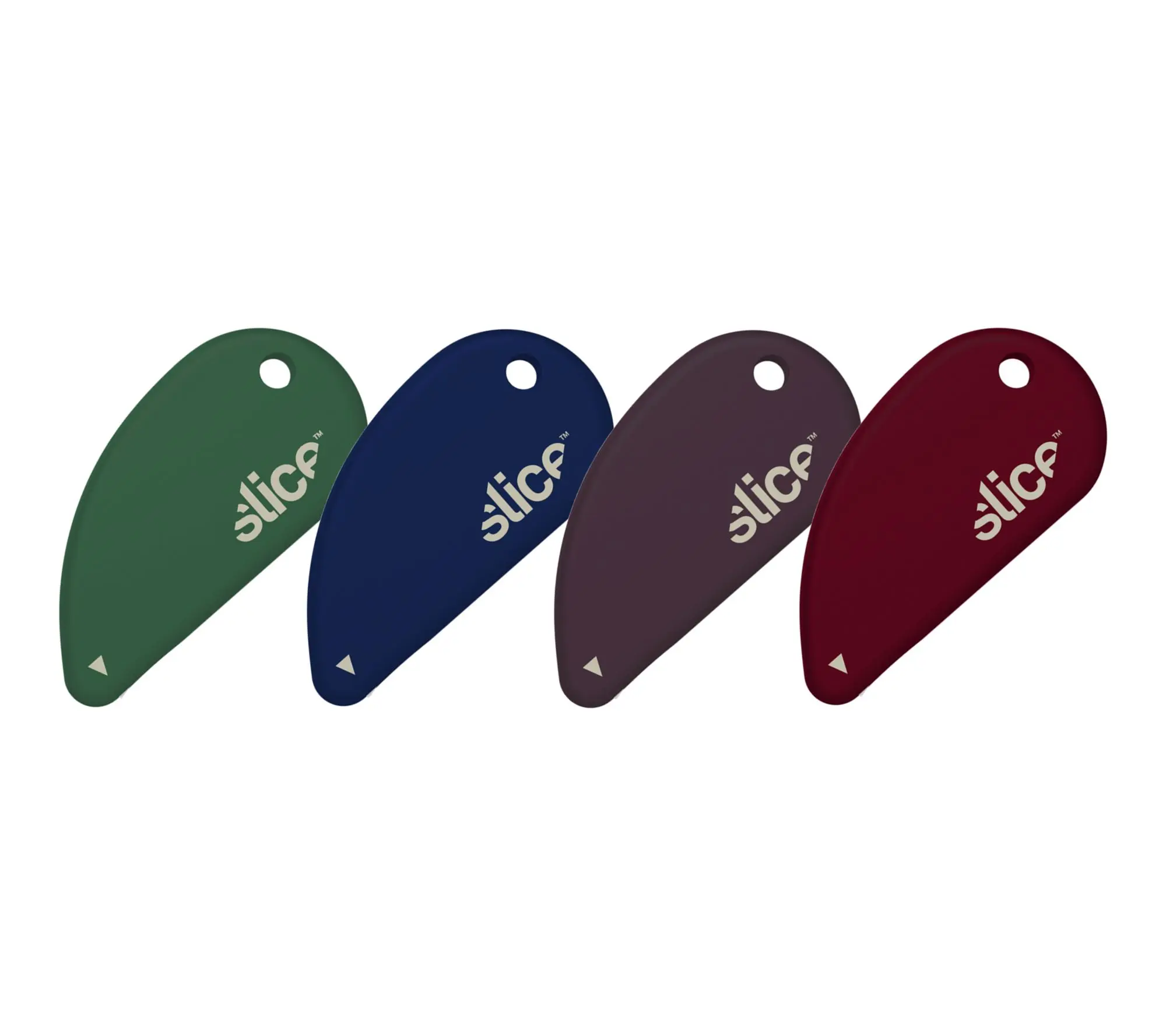 Slice Set of 4 Ceramic Safety Cutters w/ Internal Magnet Slice Set of 4 Ceramic Safety Cutters w/ Internal Magnet