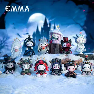 (buy 3 get 1 free)EMMA Blizzard Mountain Villa Blind Box Figurine, Desktop Ornament, Toy Ornament, Birthday Gift, Trendy Toy, Desktop Decoration, Interior Decoration