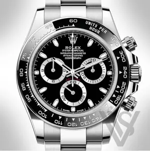 Rolex Daytona Black Bezel - Black Index Dial - Oyster Bracelet
