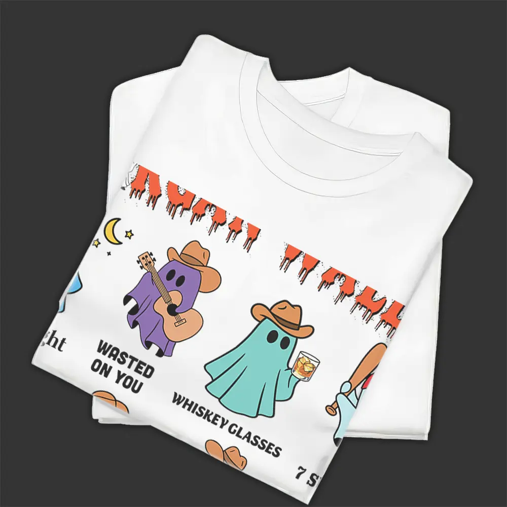 ghost halloween tshirt, country music gift ghost halloween tshirt, country music gift