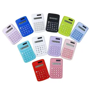 30 Pack Mini Pocket Solar-Powered Calculators  Four-Function Battery-Powered Basic Handheld Calculators