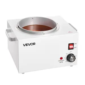 VEVOR Single Wax Warmer, 3000ML 300W Professional Wax Warmer for Hair Removal, 32℉- 248℉ Adjustable & Non-Stick Waxing Heater Pot with 100PCS Waxing Sticks for Home Use, Beauty Salon, SpaSummervibes