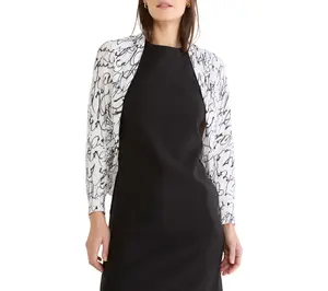 NIC+ZOE Cursive Shrug Cardigan
