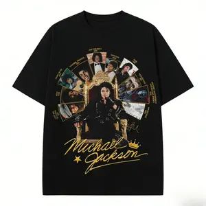 [100% Cotton][Graphic Tee] Michael Jackson Retro T-Shirt, Michael Jackson Retro Unisex Shirt