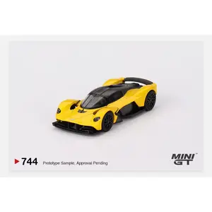 MiniGT 1:64 Aston Martin Valkyrie – Sunburst Yellow – MiJo Exclusive #744