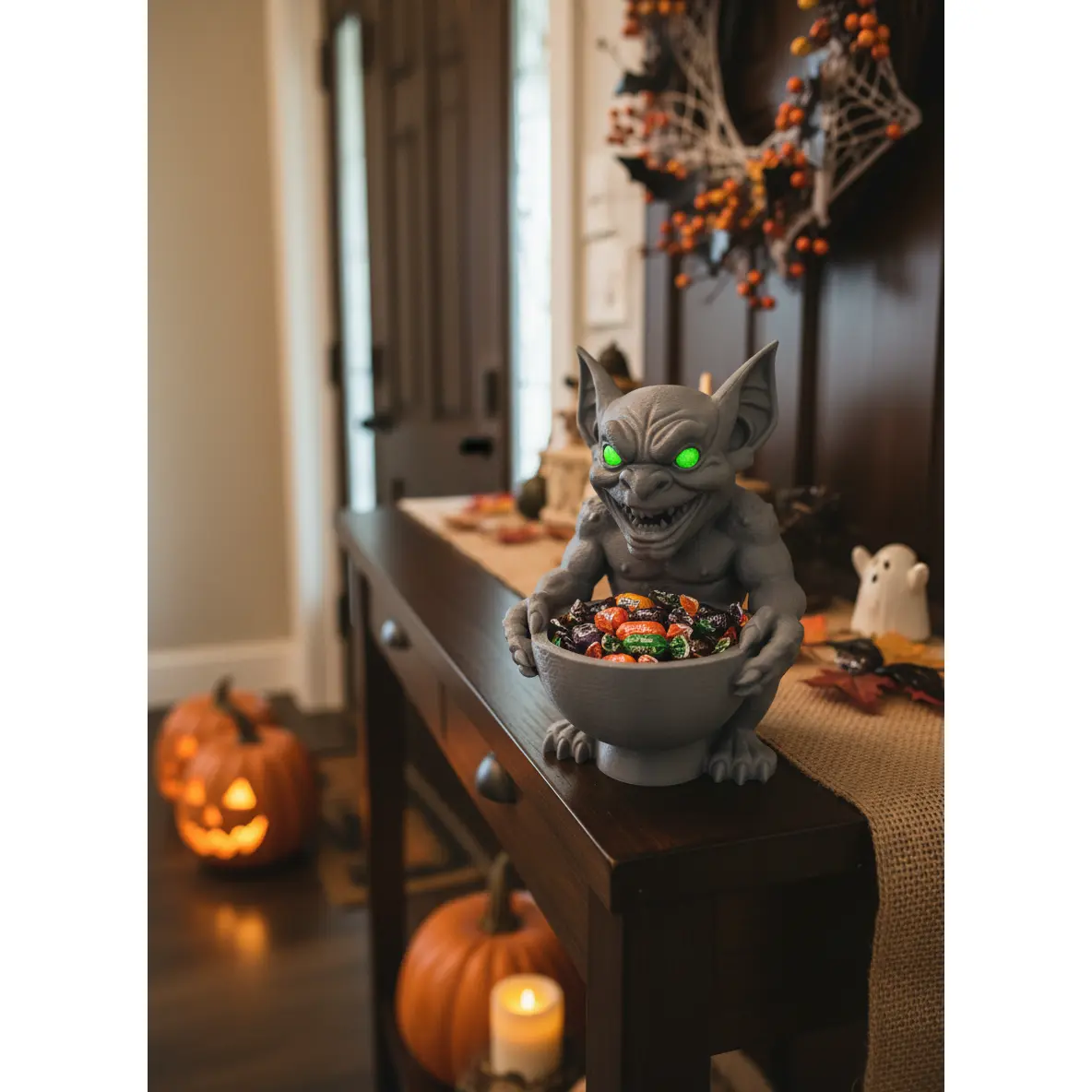 Gargoyle Halloween Candy Bowl