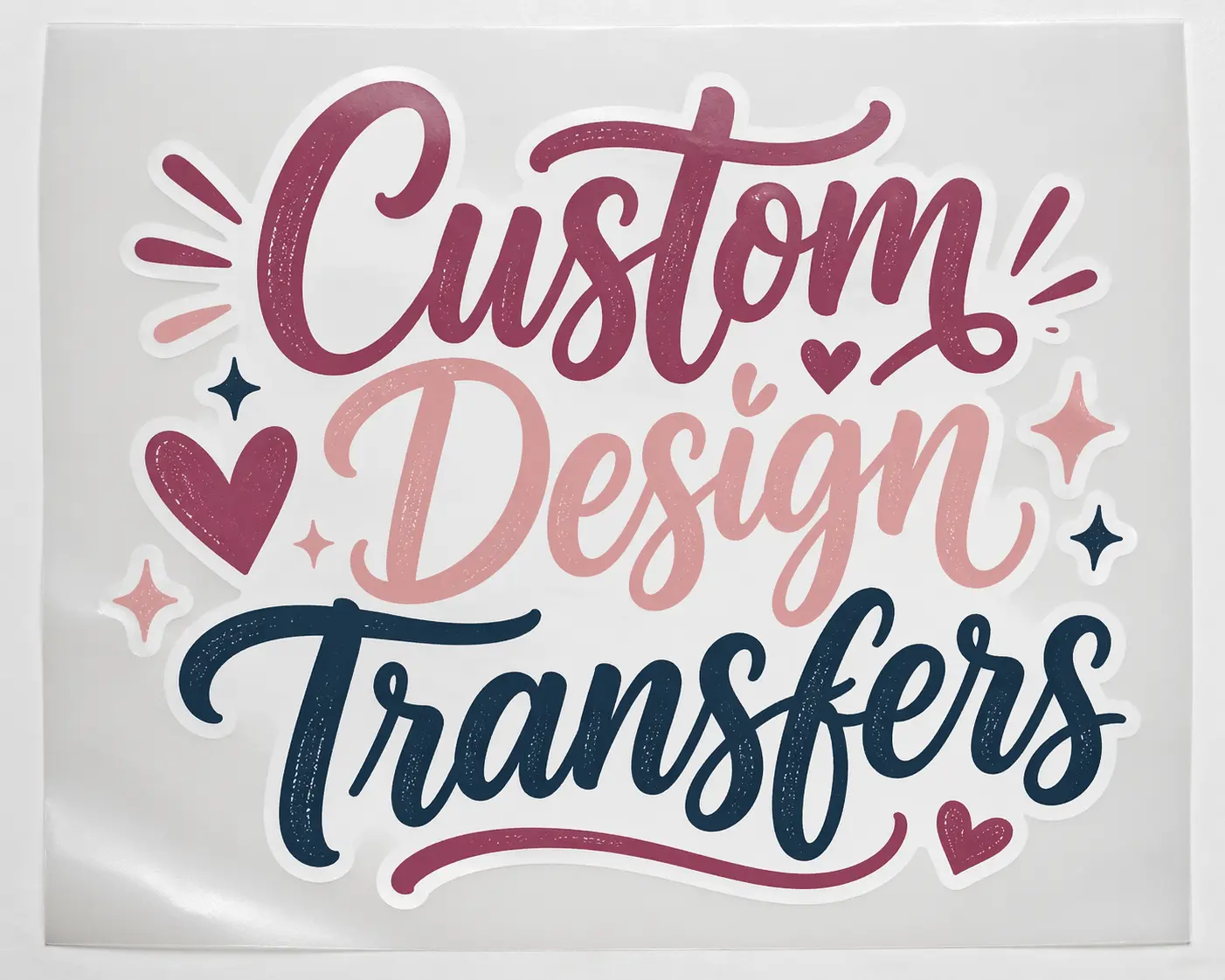 Custom Design DTF Transfers - Direct to Film Transfer - THIS IS NOT A T-Shirt or Digital product