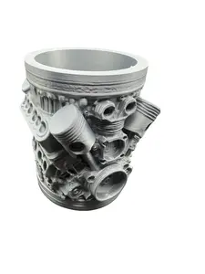 3D Printed Engine Pen and Pencil Holder Unique Design for Car Enthusiasts Mechanics and More Perfect Gift for Engine Lovers.Givr your pens a nice home.